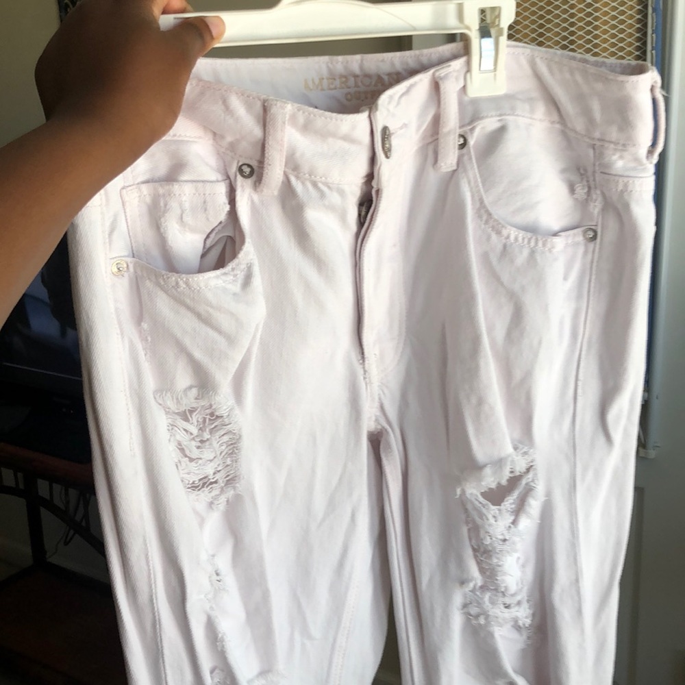American Eagle white jeans
